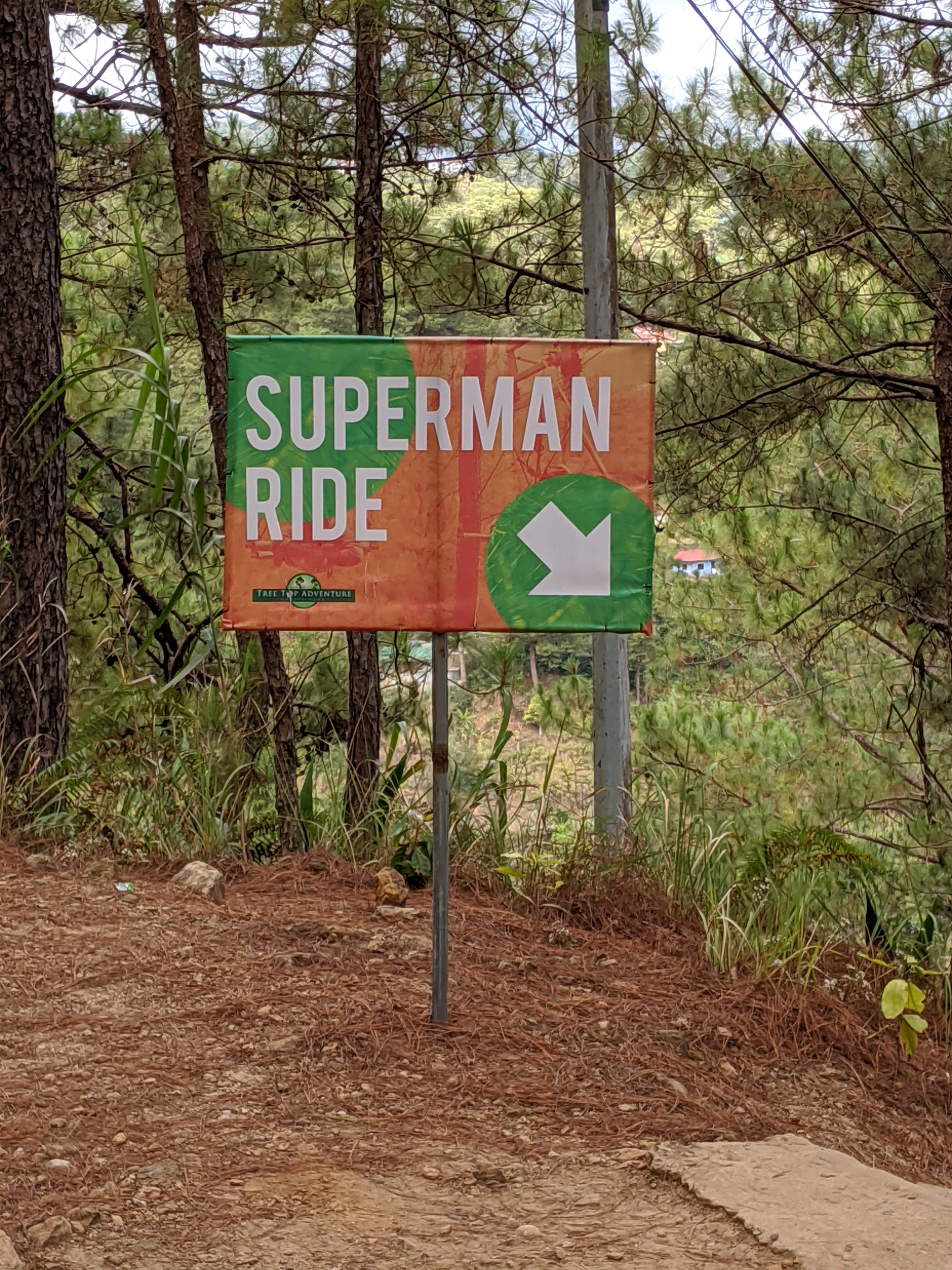 Superman Ride / スーパーマン・ライドの看板