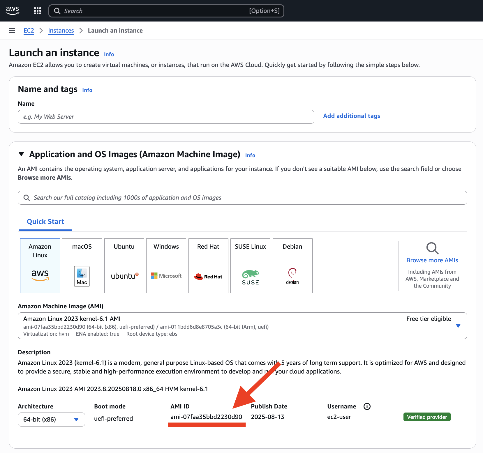 AWS Console 10