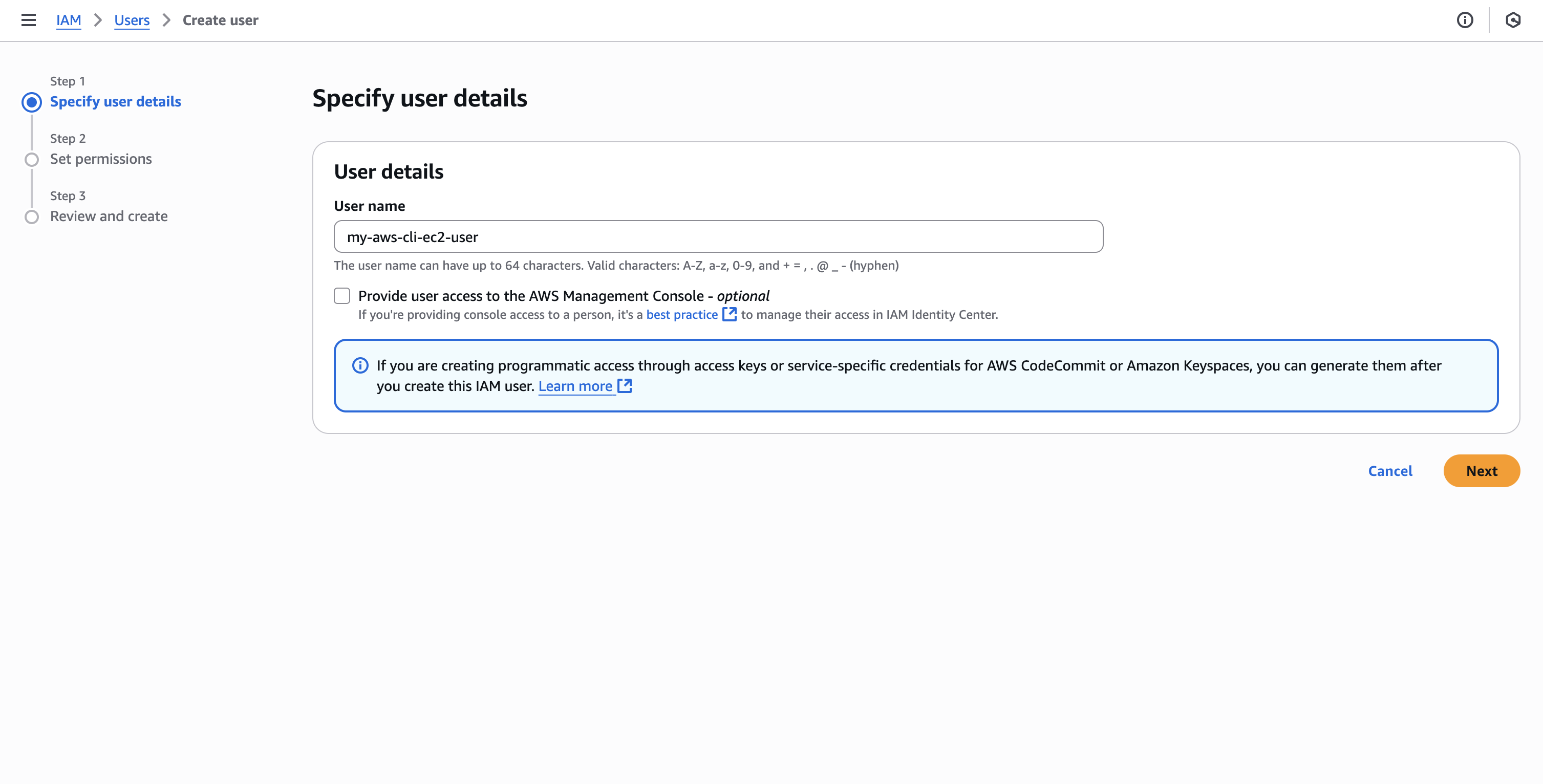 AWS Console 2