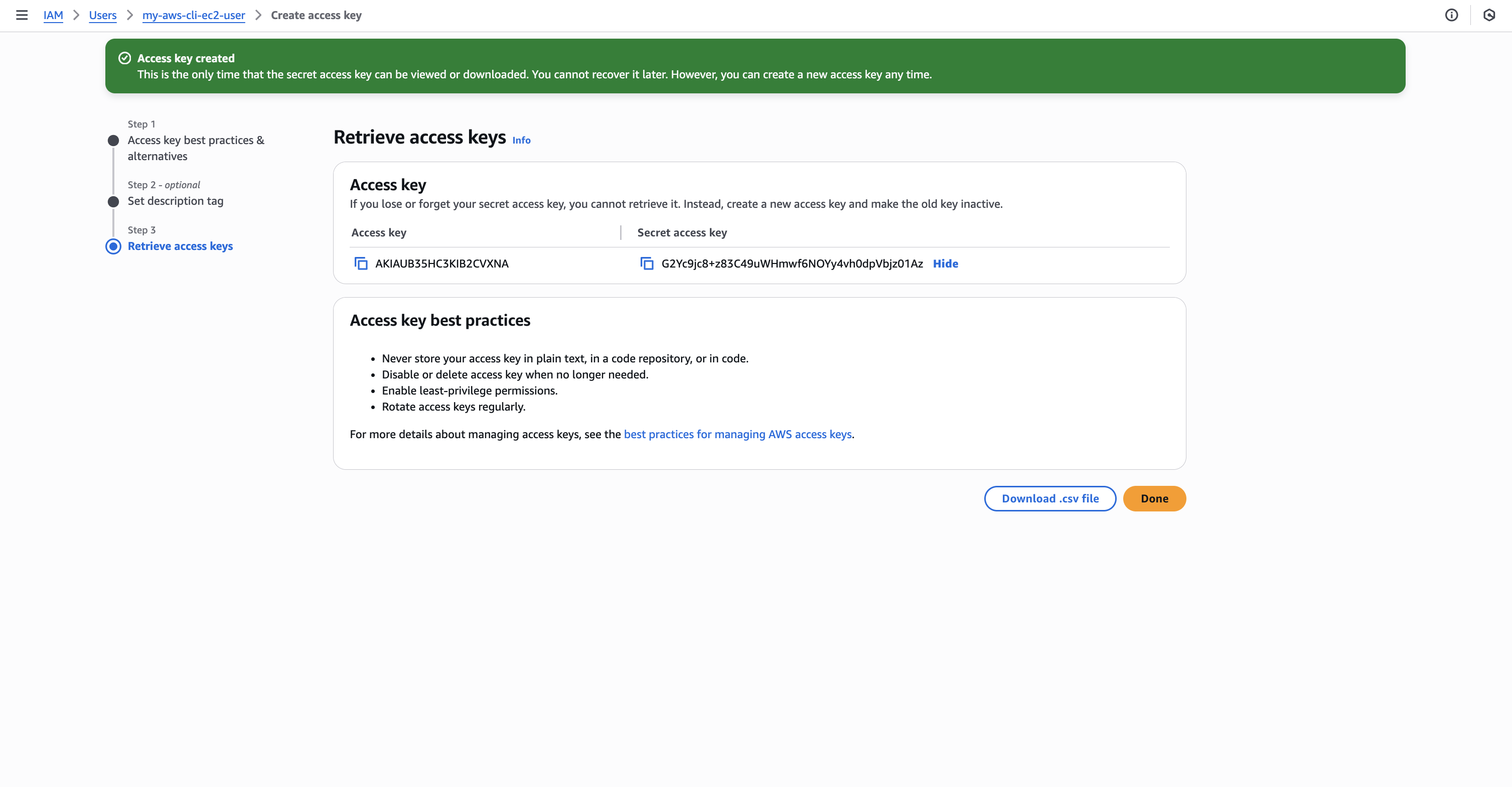 AWS Console 7
