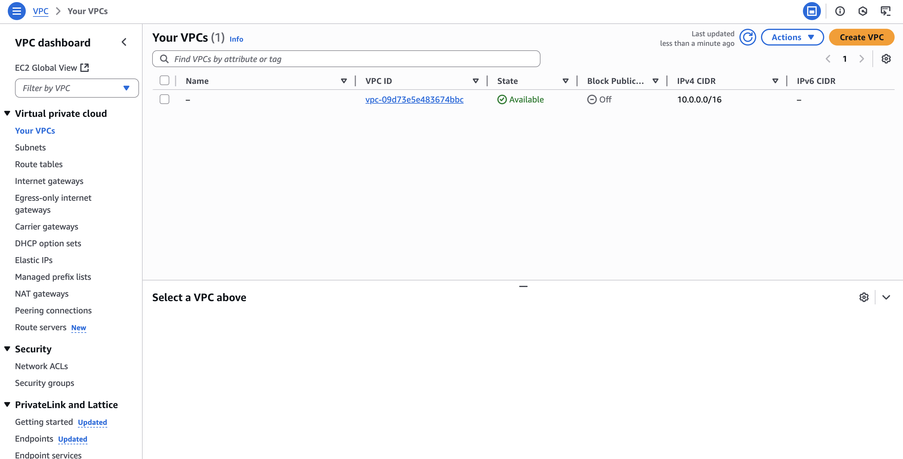 AWS Console 9
